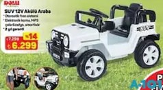 DOLU SUV 12V AKÜLÜ ARABA